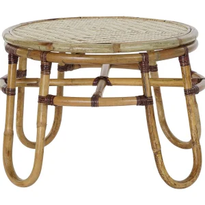 Bamboe bijzettafel 60x60x42 cm, naturel Bamboe bijzettafel 60x60x42 cm, naturel