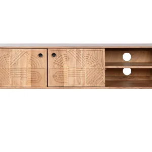 Acaciahouten tv-standaard 145x40x45 cm, naturel Acaciahouten tv-standaard 145x40x45 cm, naturel