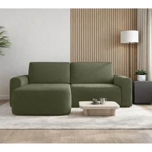 AX LIVING slaapbank Otterton 250 cm olijfgroen L