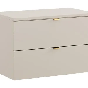 Badkamerset BELLA: onderkast 80cm + blad voor wastafel
