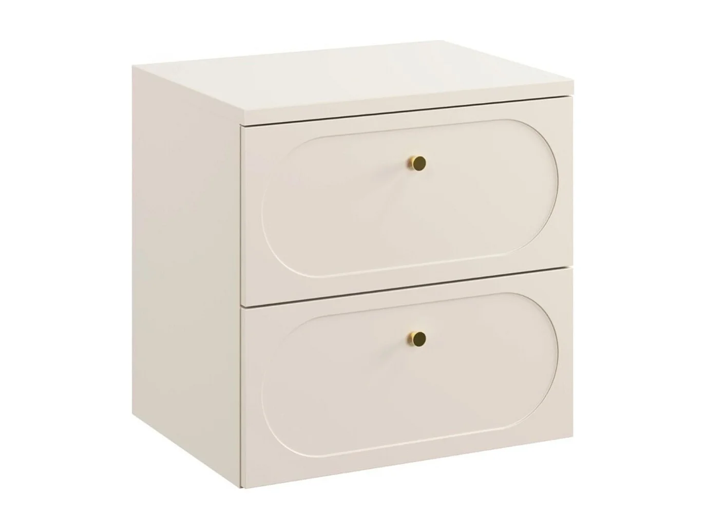 Badkamerset TORNADO beige: onderkast 60cm + blad voor wastafel
