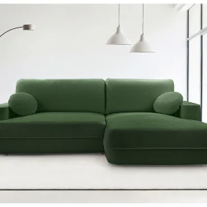 AX LIVING Groene hoekbank met slaapfunctie Peoni 267 hoekslaapbank R AX LIVING Groene hoekbank met slaapfunctie Peoni 267 hoekslaapbank R