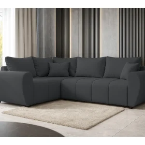 AX LIVING Hoekbank Malatya L met slaapfunctie donkergrijs 235 cm links AX LIVING Hoekbank Malatya L met slaapfunctie donkergrijs 235 cm links
