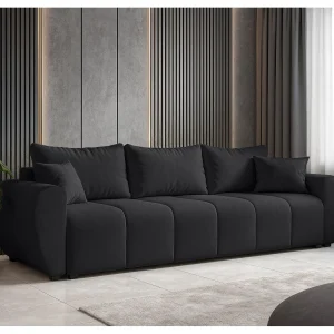 AX LIVING Malatya Big bank met slaapfunctie zwart 246 cm slaapbank AX LIVING Malatya Big bank met slaapfunctie zwart 246 cm slaapbank