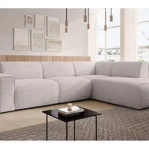 AX LIVING Hoekbank L-vorm Didim L crème 292 cm stijlvol comfortabel rechts AX LIVING Hoekbank L-vorm Didim L crème 292 cm stijlvol comfortabel rechts
