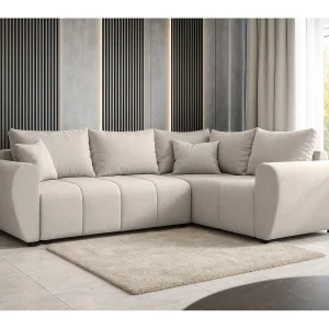 AX LIVING Hoekbank Malatya L met slaapfunctie beige 235 cm rechts AX LIVING Hoekbank Malatya L met slaapfunctie beige 235 cm rechts