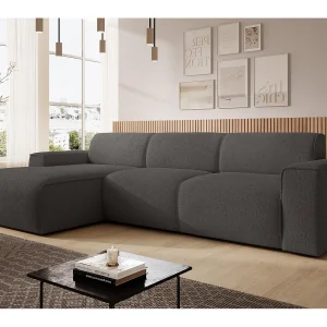 AX LIVING Hoekbank L-vorm Didim mini grijs 310 cm stijlvol links