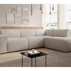 AX LIVING Hoekbank L-vorm Didim L ivoor 292 cm stijlvol comfortabel rechts AX LIVING Hoekbank L-vorm Didim L ivoor 292 cm stijlvol comfortabel rechts