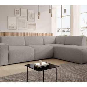 AX LIVING Hoekbank L-vorm Didim L beige 292 cm stijlvol comfortabel rechts AX LIVING Hoekbank L-vorm Didim L beige 292 cm stijlvol comfortabel rechts
