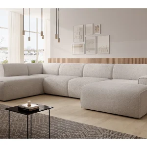 AX LIVING XXL bank U-vorm Didim ivoor 378 cm modern ruim links