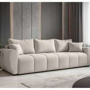 AX LIVING Malatya Big bank met slaapfunctie beige 246 cm slaapbank AX LIVING Malatya Big bank met slaapfunctie beige 246 cm slaapbank