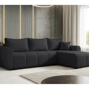 AX LIVING Hoekbank Malatya L Mini met slaapfunctie zwart rechts AX LIVING Hoekbank Malatya L Mini met slaapfunctie zwart rechts