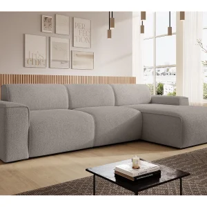 AX LIVING Hoekbank L-vorm Didim mini beige 310 cm stijlvol rechts