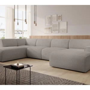 AX LIVING XXL bank U-vorm Didim beige 378 cm modern ruim links