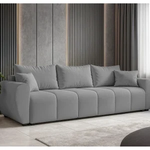 AX LIVING Malatya Big bank met slaapfunctie lichtgrijs 246 cm slaapbank AX LIVING Malatya Big bank met slaapfunctie lichtgrijs 246 cm slaapbank