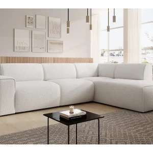 AX LIVING Hoekbank L-vorm Didim L wit 292 cm stijlvol comfortabel rechts AX LIVING Hoekbank L-vorm Didim L wit 292 cm stijlvol comfortabel rechts