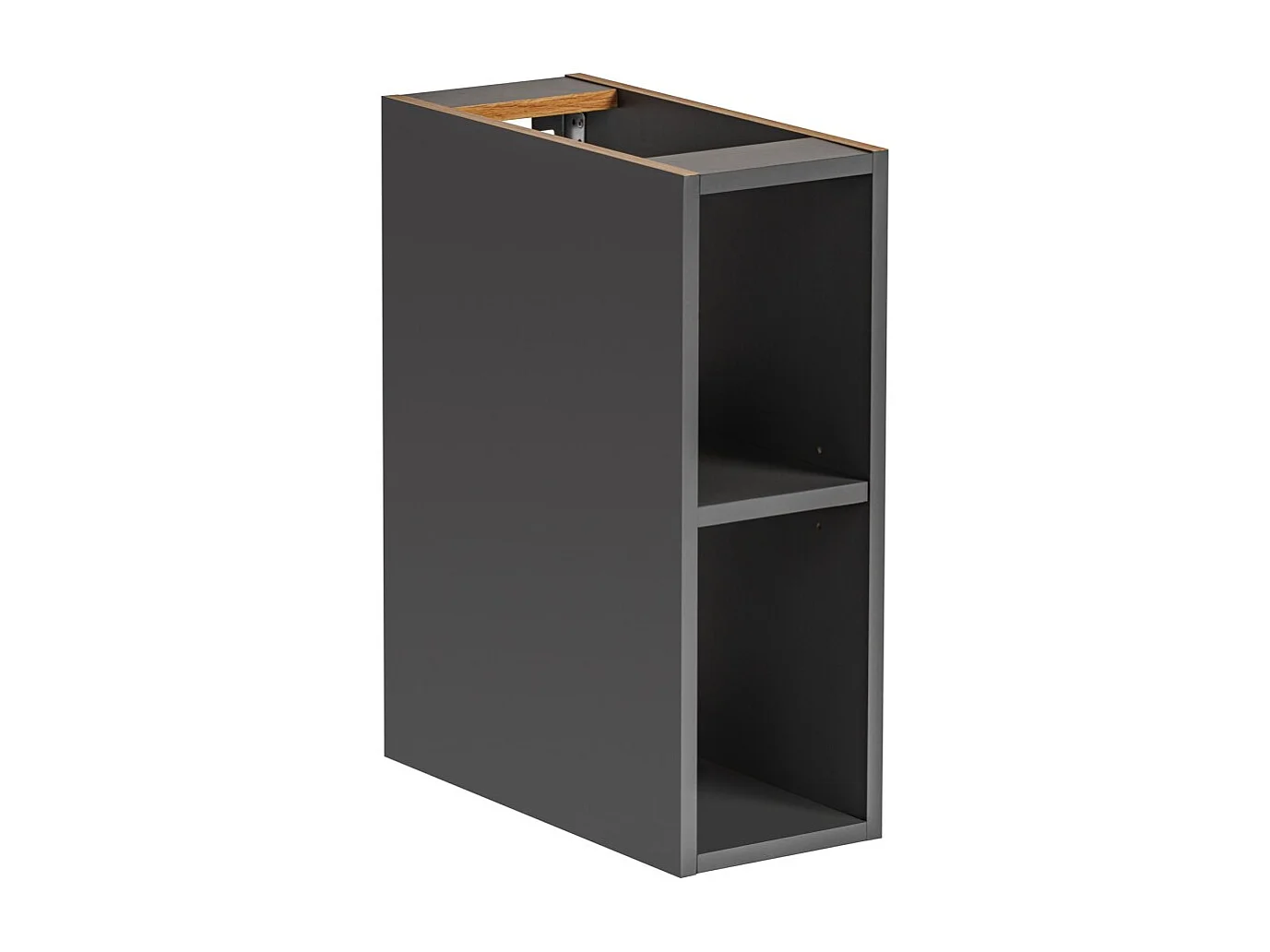 Accessoire voor onderkast wastafel TAMO – 20 cm – Kleur antracietgrijs – Om op te hangen