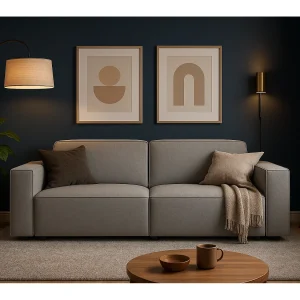 3-zits Sofa Cursal 244x102x70 cm grijs Raven 7 3-zits Sofa Cursal 244x102x70 cm grijs Raven 7