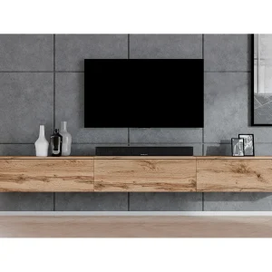 AX LIVING Hangend TV-meubel Loriano 3×100 cm eiken Wotan AX LIVING Hangend TV-meubel Loriano 3×100 cm eiken Wotan