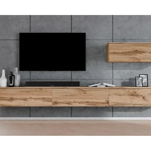 AX LIVING Woonwand Loriano IV 300 cm eiken Wotan AX LIVING Woonwand Loriano IV 300 cm eiken Wotan