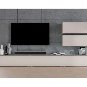 AX LIVING Woonwand Loriano V 300 cm kasjmier beige AX LIVING Woonwand Loriano V 300 cm kasjmier beige