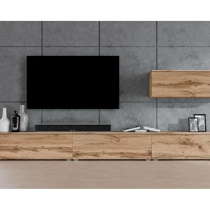 AX LIVING Woonwand Loriano IV 300 cm eiken Wotan AX LIVING Woonwand Loriano IV 300 cm eiken Wotan