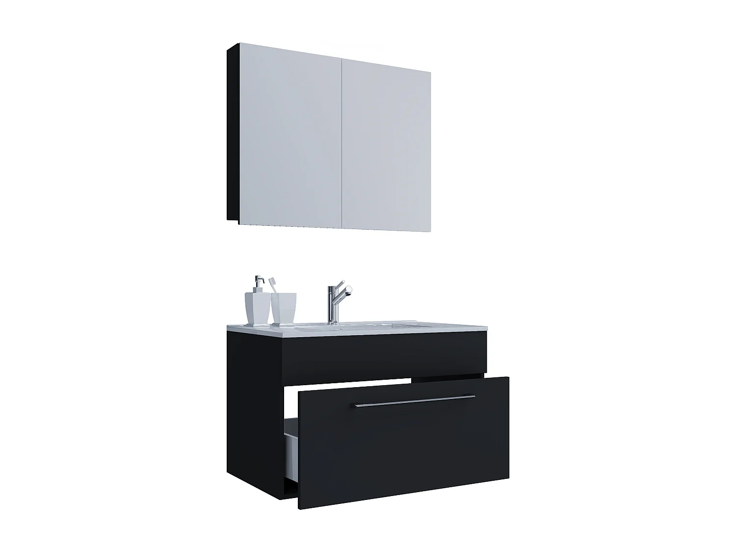 3 stks. wastafelmeubel Badinos SC
