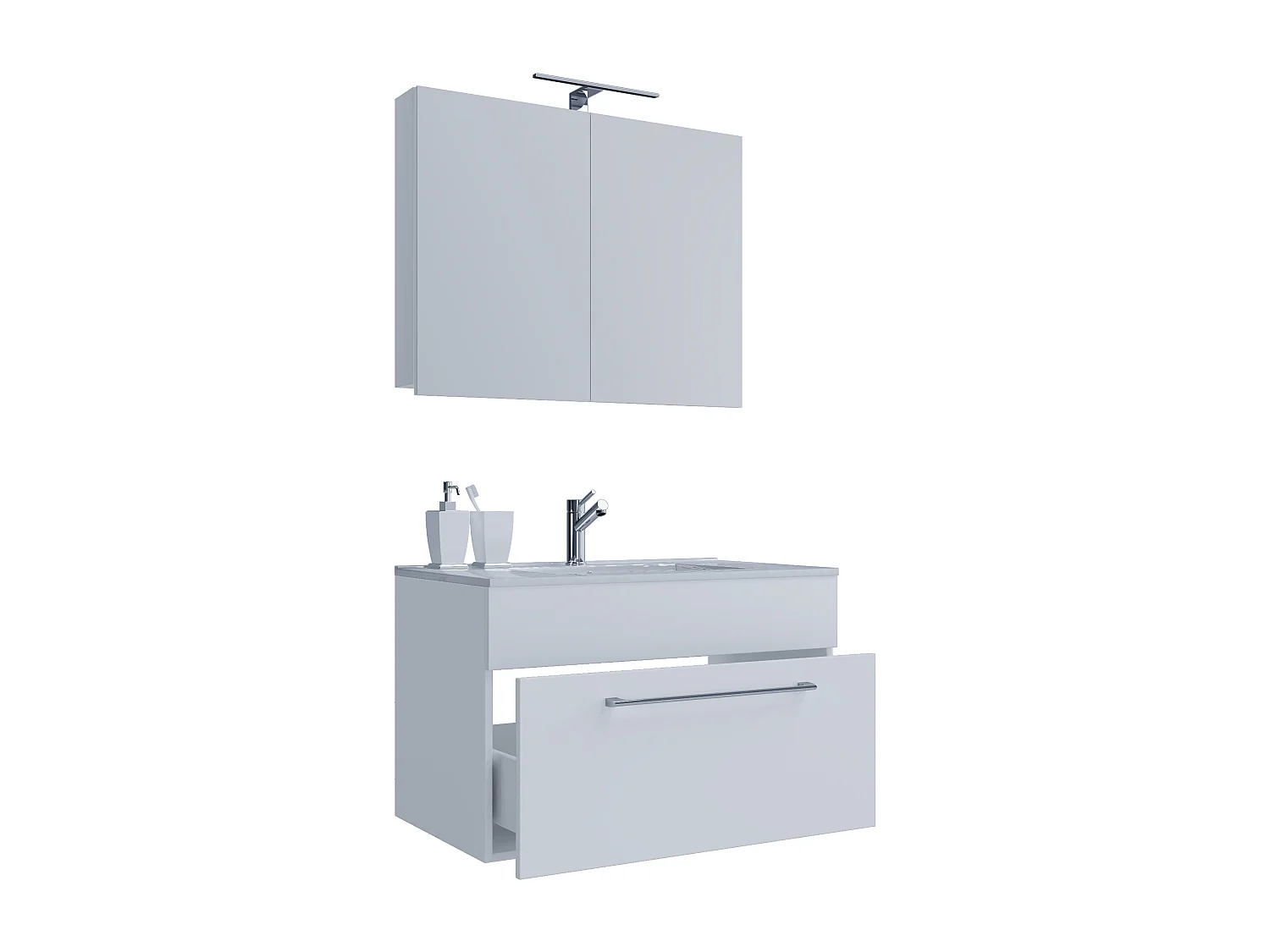3 stks. wastafelmeubel Badinos SC