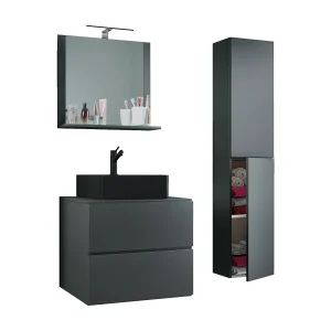 4 stuks wastafel badkamer meubels Lendas 60 cm L 4 stuks wastafel badkamer meubels Lendas 60 cm L