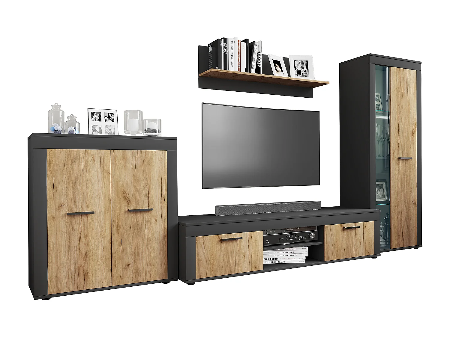4 stks Kabinet Wandset Residentiële Muur Usilo XL