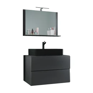 3-delige wastafel badkamermeubel Lendas 80 cm M 3-delige wastafel badkamermeubel Lendas 80 cm M
