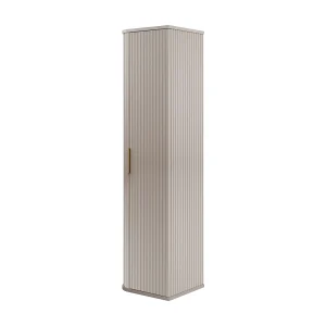 Badkamerkast, kasjmier, gouden handgreep, 35,5 x 139 x 31,5 cm Badkamerkast, kasjmier, gouden handgreep, 35,5 x 139 x 31,5 cm