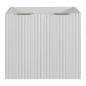 Badkamermeubel, Wit + gouden handvat, 60 x 57 x 46 cm Badkamermeubel, Wit + gouden handvat, 60 x 57 x 46 cm