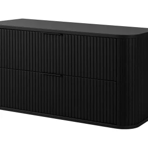 Badkamerkast, Mat Zwart, zwarte handgreep, 41,5 x 100 x 51,7 cm Badkamerkast, Mat Zwart, zwarte handgreep, 41,5 x 100 x 51,7 cm