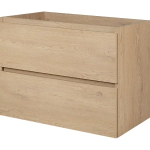 Badkamermeubel 80 cm, Kleur: Licht eiken, 80 x 60,7 x 46 cm Badkamermeubel 80 cm, Kleur: Licht eiken, 80 x 60,7 x 46 cm