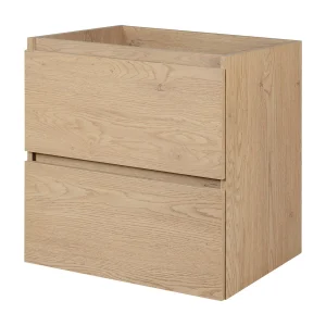 Badkamermeubel 60 cm, Kleur: Licht eiken, 60 x 60,7 x 46 cm Badkamermeubel 60 cm, Kleur: Licht eiken, 60 x 60,7 x 46 cm