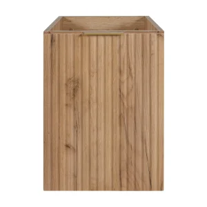 Badkamermeubel, Eik Craft + gouden handvat, 40 x 57 x 46 cm Badkamermeubel, Eik Craft + gouden handvat, 40 x 57 x 46 cm