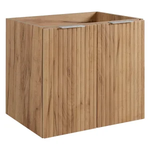 Badkamermeubel, Eik Craft + zilveren handvat, 60 x 57 x 46 cm Badkamermeubel, Eik Craft + zilveren handvat, 60 x 57 x 46 cm