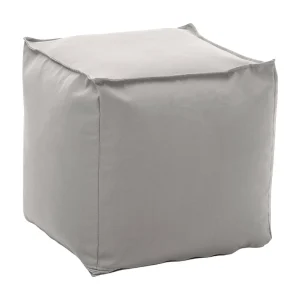 Talamo Italia Poef Annalaura 45x45x45h cm Wit Afneembare Hoes Vierkant, Structuur in Stof Gemaakt in Italië Talamo Italia Poef Annalaura 45x45x45h cm Wit Afneembare Hoes Vierkant, Structuur in Stof Gemaakt in Italië