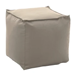 Talamo Italië Hocker Annalaura 45x45x45h cm Beige Afneembaar Vierkant, Stoffen Frame Made in Italy Talamo Italië Hocker Annalaura 45x45x45h cm Beige Afneembaar Vierkant, Stoffen Frame Made in Italy