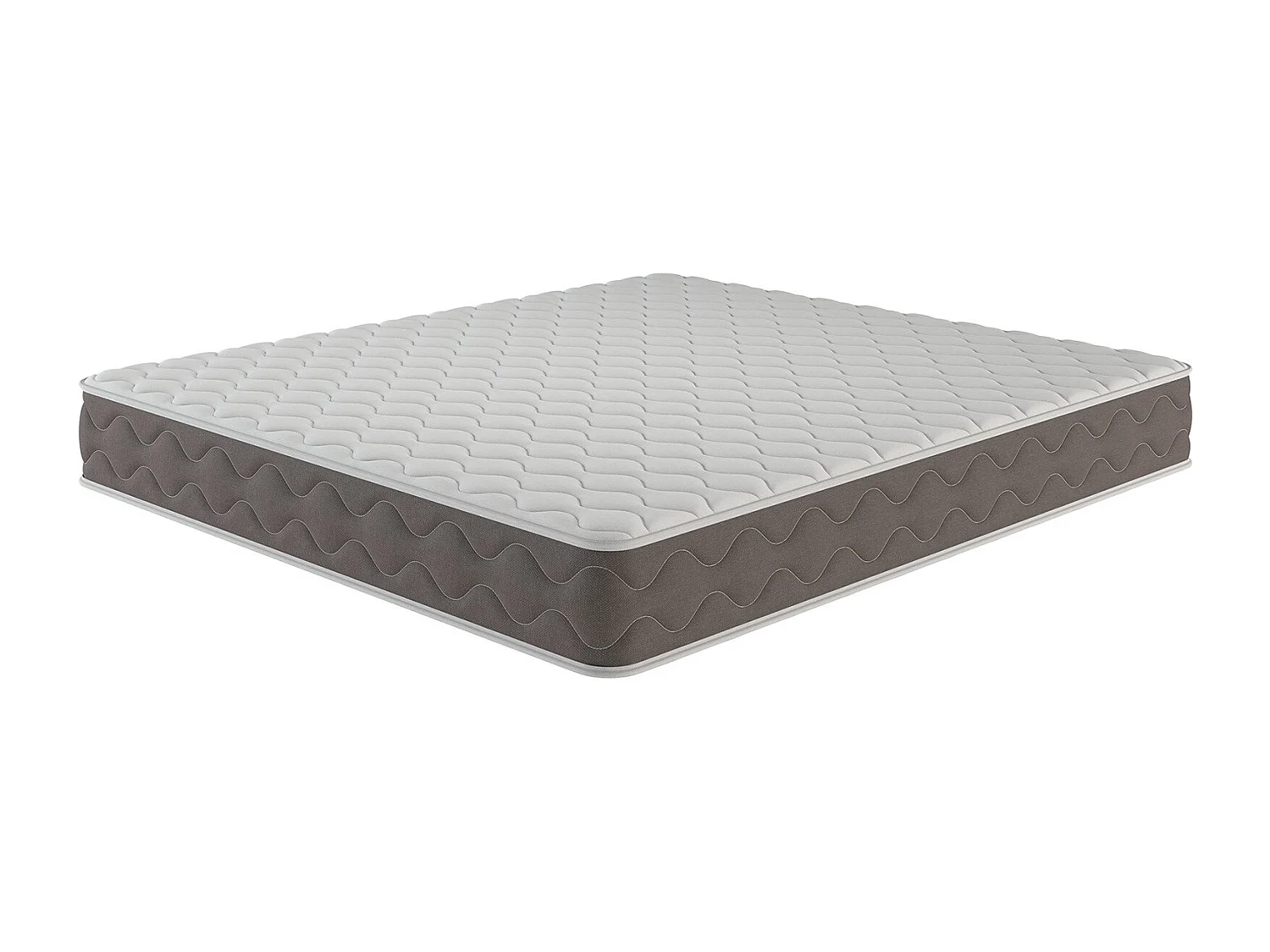 Talamo Italia Eenpersoonsmatras Altaar 90x190x21h cm Wit Hardheidsgraad 6,5/10 Geschikt voor 90x190 cm frame, Made in Italy
