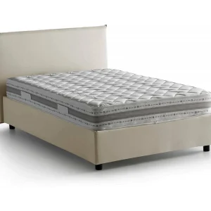 Talamo Italia Bed Anderhalf Persoons Asmara Beige Met Matras, Afneembaar, Opslag Made in Italy Talamo Italia Bed Anderhalf Persoons Asmara Beige Met Matras, Afneembaar, Opslag Made in Italy