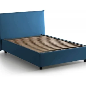 Talamo Italia Bed Anderhalf Persoons Ashasa Blauw Afneembare Hoes Opslag, Matrasmaat 120×190 cm Made in Italy Talamo Italia Bed Anderhalf Persoons Ashasa Blauw Afneembare Hoes Opslag, Matrasmaat 120×190 cm Made in Italy