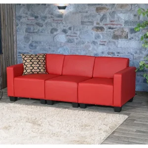 3-zitsbank Moncalieri,  rood
