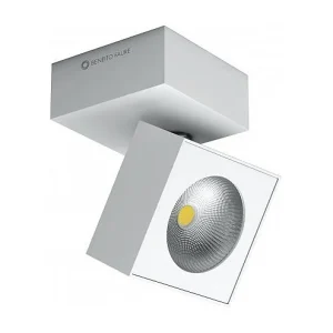 Applique LED carrée orientable Rubyc Tricolore 14w blanche Applique LED carrée orientable Rubyc Tricolore 14w blanche