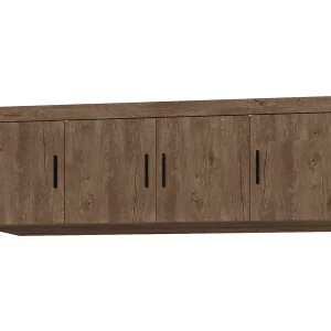 AX LIVING Opzetkast Storicos 4 deuren eiken Lefkas 176x55x53 cm AX LIVING Opzetkast Storicos 4 deuren eiken Lefkas 176x55x53 cm