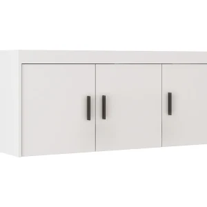 AX LIVING Opzetkast Storicos 3 deuren wit 133x55x53 cm AX LIVING Opzetkast Storicos 3 deuren wit 133x55x53 cm