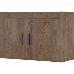 AX LIVING Opzetkast Storicos 2 deuren eiken Lefkas 90x55x53 cm AX LIVING Opzetkast Storicos 2 deuren eiken Lefkas 90x55x53 cm