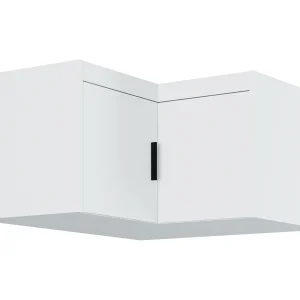 AX LIVING Hoek opzetkast Storicos wit 98x55x98 cm AX LIVING Hoek opzetkast Storicos wit 98x55x98 cm