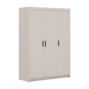 AX LIVING Kledingkast Storicos 3 deuren beige 133 cm modern